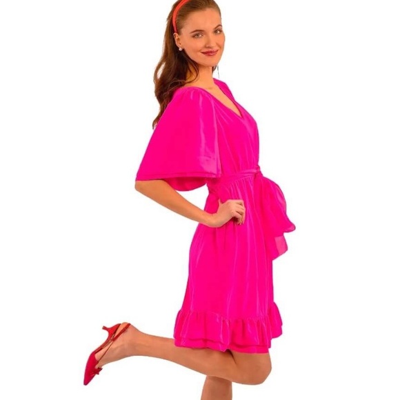 New w Tag: Gretchen Scott Melody Dress. Black. Size 6 - Picture 2 of 13